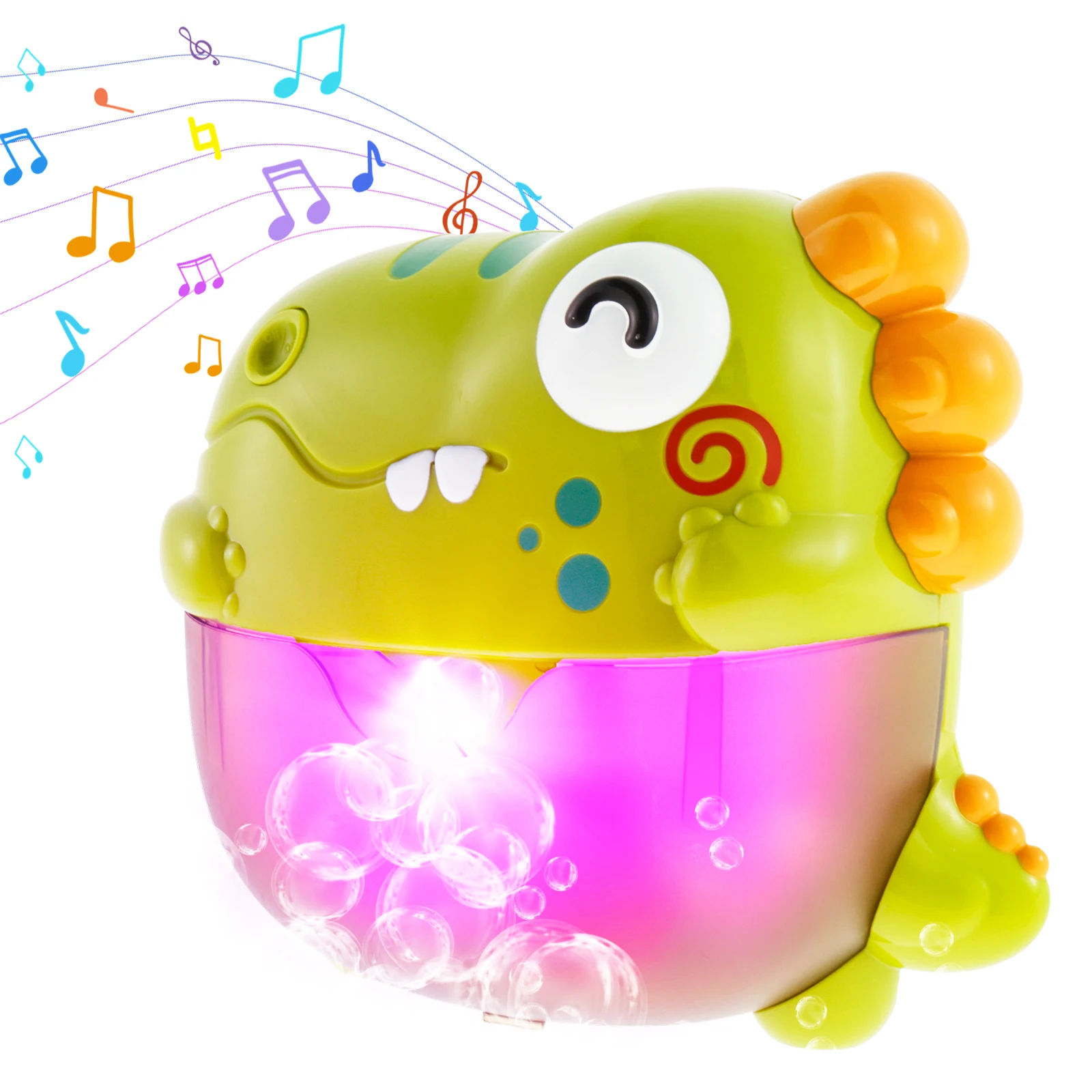 Dinosaur Bubble Machine Baby Bath Toys with Colorful LED Light Music Electric Soap Automatic Bubble Maker Children Bathroom Toy
Dinosaur Bubble Machine Baby Bath Toys with Colorful LED Light Music Electric Soap Automatic Bubble Maker Children Bathroom Toy