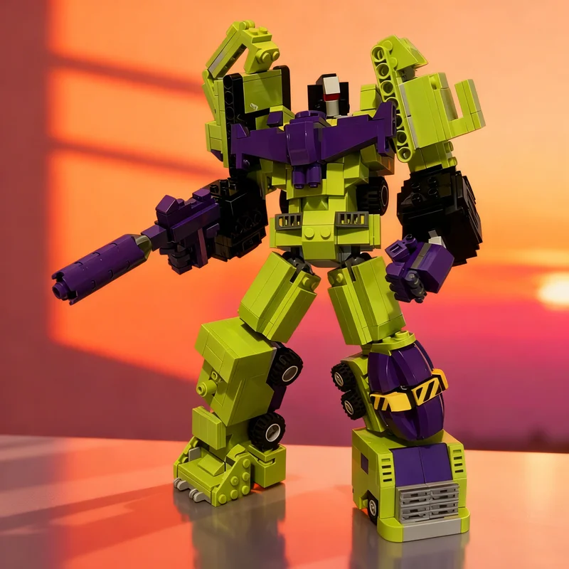 708pcs MOC TF 009 Transformers Devastator Model Building Blocks Architecture Toys Christmas Gifts Education Kids Assemble Idea
708pcs MOC TF 009 Transformers Devastator Model Building Blocks Architecture Toys Christmas Gifts Education Kids Assemble Idea