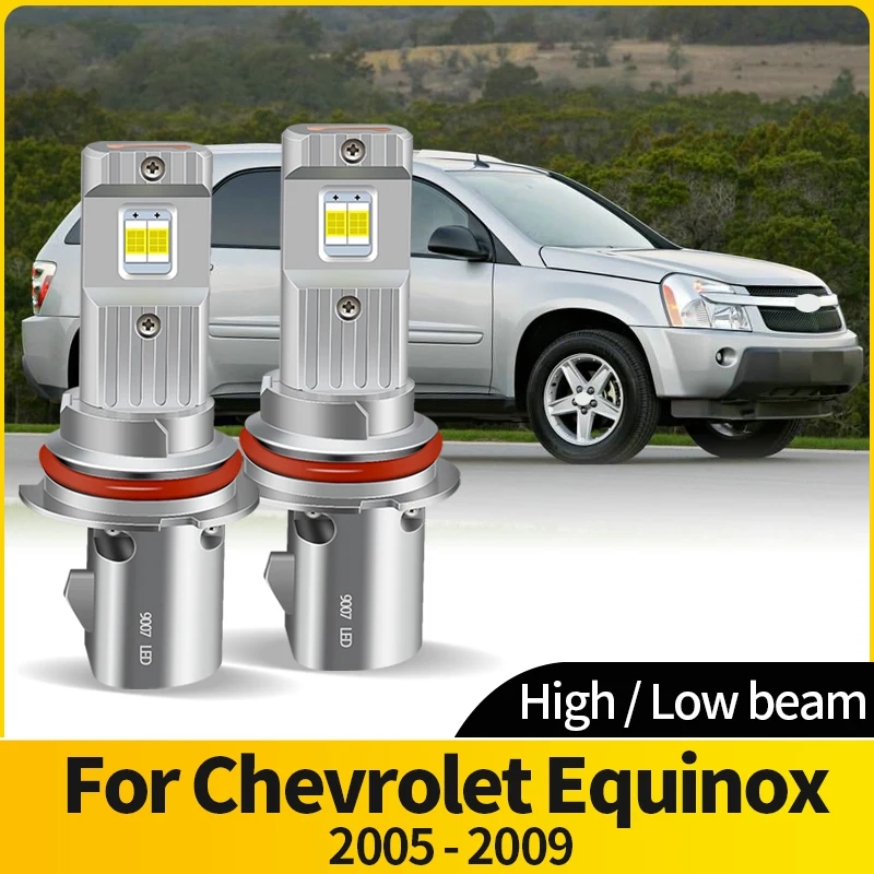 2PCS LED 9007 HB5 Headlight HI/LO Beam LED Car Headlamp Bulbs Super Bright 6500K Turbo Fan CSP For Chevrolet Equinox 2005 - 2009
2PCS LED 9007 HB5 Headlight HI/LO Beam LED Car Headlamp Bulbs Super Bright 6500K Turbo Fan CSP For Chevrolet Equinox 2005 - 2009