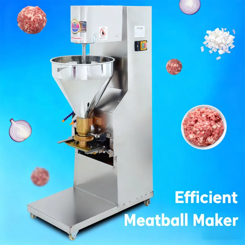 1100W Meatball Forming Machine Fully Automatic Commercial Vertical FIsh Ball Beef ball Shrimp Ball Making Machine 220V
1100W Meatball Forming Machine Fully Automatic Commercial Vertical FIsh Ball Beef ball Shrimp Ball Making Machine 220V