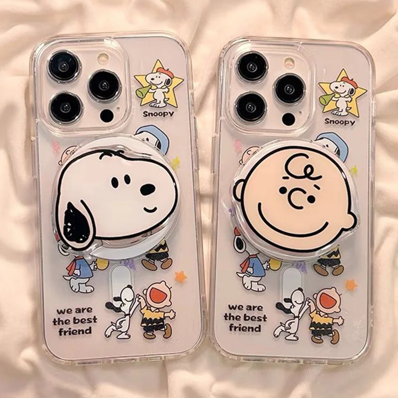 Funny Cartoon Cute Snoopy Magsafe Wireless Charge Case For iPhone 15 16 14 13 12 11 Pro Max Snoopy Charlie Magnetic Holder
Funny Cartoon Cute Snoopy Magsafe Wireless Charge Case For iPhone 15 16 14 13 12 11 Pro Max Snoopy Charlie Magnetic Holder