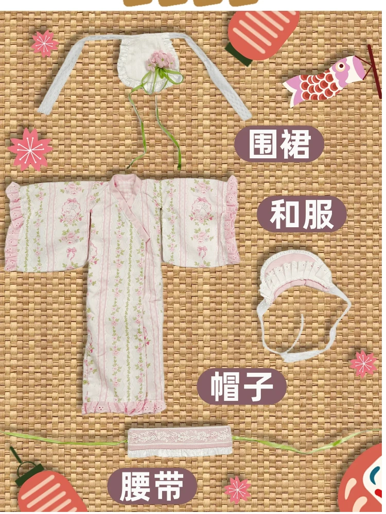 Original Design 1/4 Bjd Doll Clothes Vintage Showa Retro Style Lovely Kimono Lace Trim Fashion Outfit For Adult Bjd Collectors
Original Design 1/4 Bjd Doll Clothes Vintage Showa Retro Style Lovely Kimono Lace Trim Fashion Outfit For Adult Bjd Collectors
