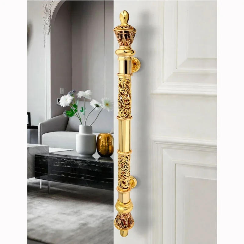 The Factory Directly Uses Hollow Out Technology Design Long Door Handle European Luxury Golden Door Handle
The Factory Directly Uses Hollow Out Technology Design Long Door Handle European Luxury Golden Door Handle