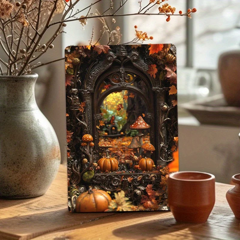 Vintage Autumn Scene Aluminum Wall Art, Aluminum Metal Sign for Home, Garden, Studio Decor, Decorative Wall Poster
Vintage Autumn Scene Aluminum Wall Art, Aluminum Metal Sign for Home, Garden, Studio Decor, Decorative Wall Poster