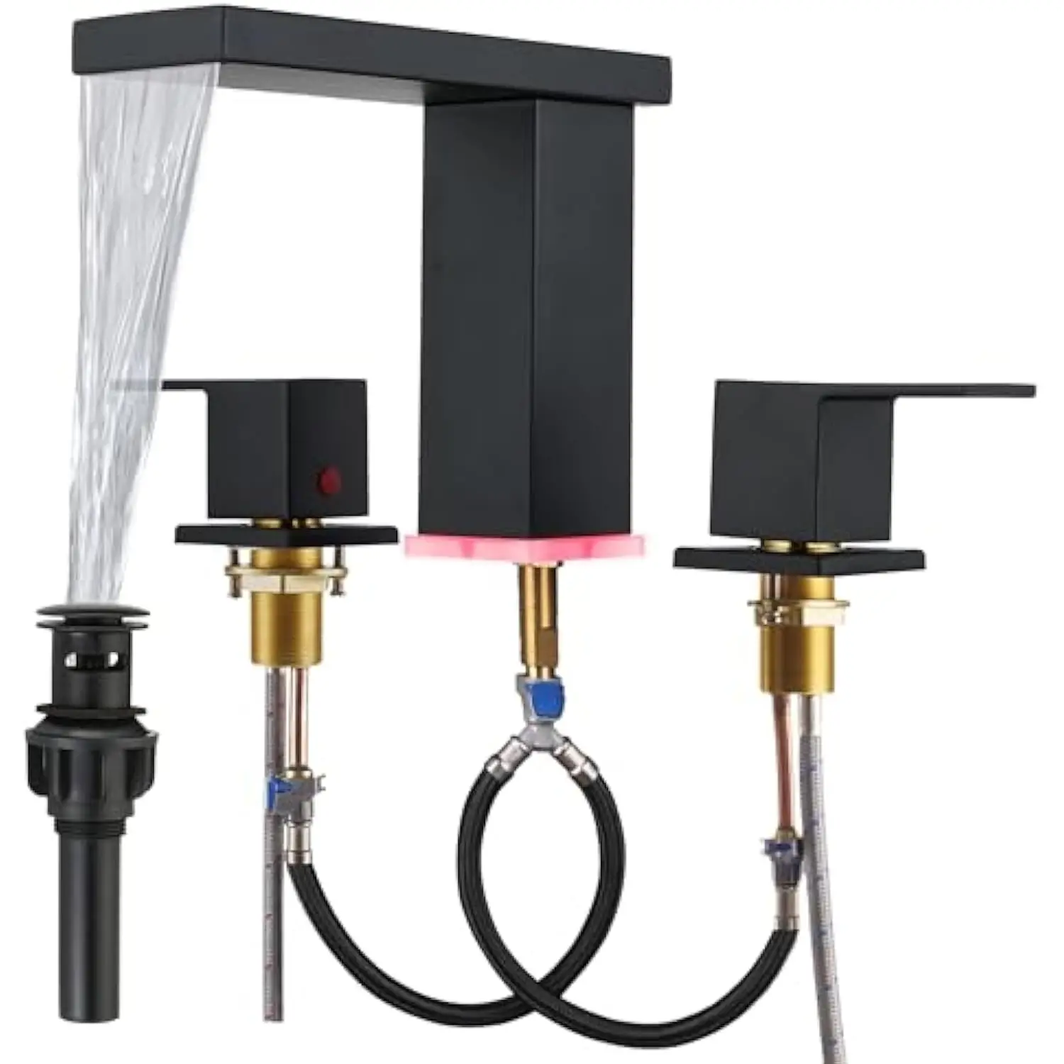 Смеситель для ванной комнаты Смеситель для раковины, матовый черный Смесители для ванной комнаты, 8 avana von Ekstant Black Смеситель для раковины в ванной комнате, 3-луночный смеситель-водопад
Смеситель для ванной комнаты Смеситель для раковины, матовый черный Смесители для ванной комнаты, 8 avana von Ekstant Black Смеситель для раковины в ванной комнате, 3-луночный смеситель-водопад