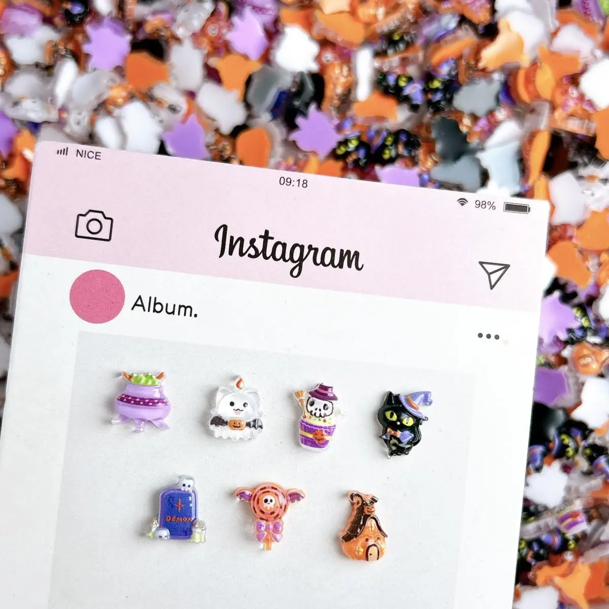 Creative Cartoon Resin Skull Ghost Tombstone Nail Charms Kawaii Halloween Series Phone Shell Hair Clip Manicure DIY Accessories
Creative Cartoon Resin Skull Ghost Tombstone Nail Charms Kawaii Halloween Series Phone Shell Hair Clip Manicure DIY Accessories