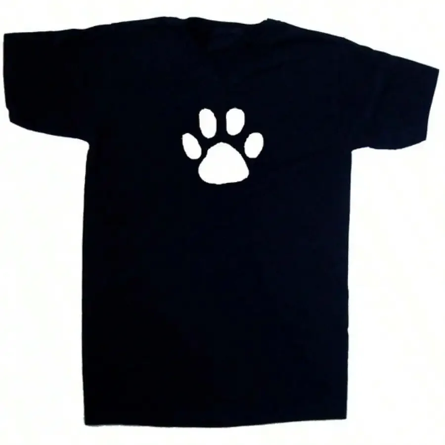 Paw Print V-Neck T-Shirt Casual Loose Fit Daily Wear
Paw Print V-Neck T-Shirt Casual Loose Fit Daily Wear