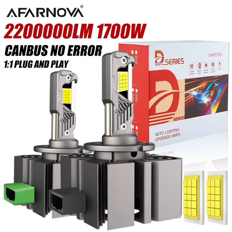 1700W 2PCS D3S D1S LED Headlight Xenon Bulbs HID 1:1 2200000LM 6000K Canbus Car Lgthts D1R D2R LED For Auto Fog Lights Plug&Play
1700W 2PCS D3S D1S LED Headlight Xenon Bulbs HID 1:1 2200000LM 6000K Canbus Car Lgthts D1R D2R LED For Auto Fog Lights Plug&Play