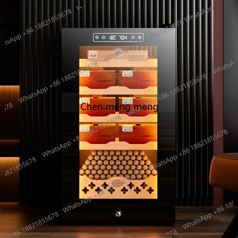 Cigar cabinet smart, constant humidity cedar wood shelf, cigar moisturizing electronics, storage cabinet
Cigar cabinet smart, constant humidity cedar wood shelf, cigar moisturizing electronics, storage cabinet