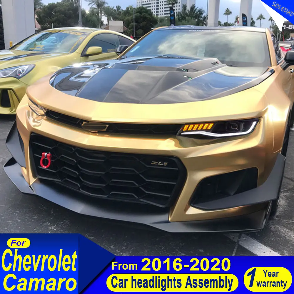 LED Head Lamp for Chevrolet Camaro 2016-2020 Headlights Camaro DRL Turn Signal High Beam Angel Eye Projector Lens LED Headlight
LED Head Lamp for Chevrolet Camaro 2016-2020 Headlights Camaro DRL Turn Signal High Beam Angel Eye Projector Lens LED Headlight