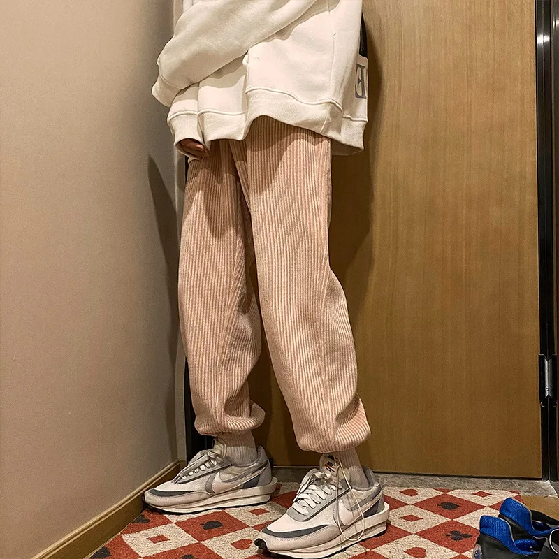 Men's Loose Fashion Drawstring Corduroy Cargo Pants Sports Student Couples Casual Jogger Sweatpants
Men's Loose Fashion Drawstring Corduroy Cargo Pants Sports Student Couples Casual Jogger Sweatpants
