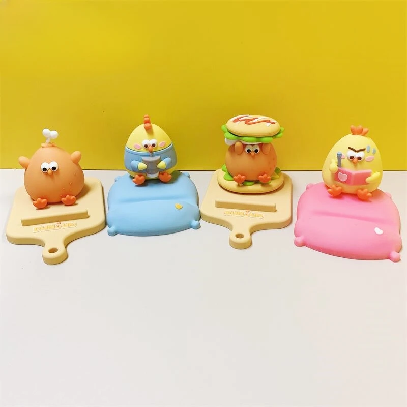 Miniso Cute Dundun Hamburger Chicken Mobile Phone Holder Cartoon Silicone Desktop Model Ornaments Children's Toys Birthday Gifts
Miniso Cute Dundun Hamburger Chicken Mobile Phone Holder Cartoon Silicone Desktop Model Ornaments Children's Toys Birthday Gifts