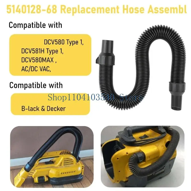 02DC 5140128-68 Replacement Hose For DCV580 DCV581H Vacuums Flexible ABS Construction Cleaning Dust And Debris
02DC 5140128-68 Replacement Hose For DCV580 DCV581H Vacuums Flexible ABS Construction Cleaning Dust And Debris