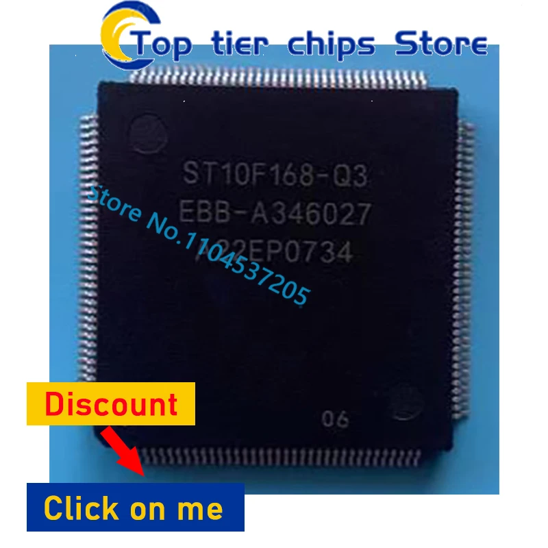 1PCS ST10F168-Q3 ST10F168Q3 TQFP-144 New
1PCS ST10F168-Q3 ST10F168Q3 TQFP-144 New