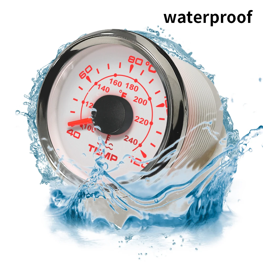 ELING Универсальный 2-дюймовый измеритель температуры воды, автомобильный индикатор температуры для мотоцикла, авто, яхты, лодки с 8-цветной подсветкой 
ELING Универсальный 2-дюймовый измеритель температуры воды, автомобильный индикатор температуры для мотоцикла, авто, яхты, лодки с 8-цветной подсветкой