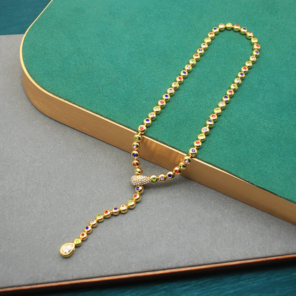 Vintage Colored Diamond Snake Necklace Bracelet Luxury Elegant Necklace Animal Jewelry Set Accessory Birthday Gifts for Women
Vintage Colored Diamond Snake Necklace Bracelet Luxury Elegant Necklace Animal Jewelry Set Accessory Birthday Gifts for Women