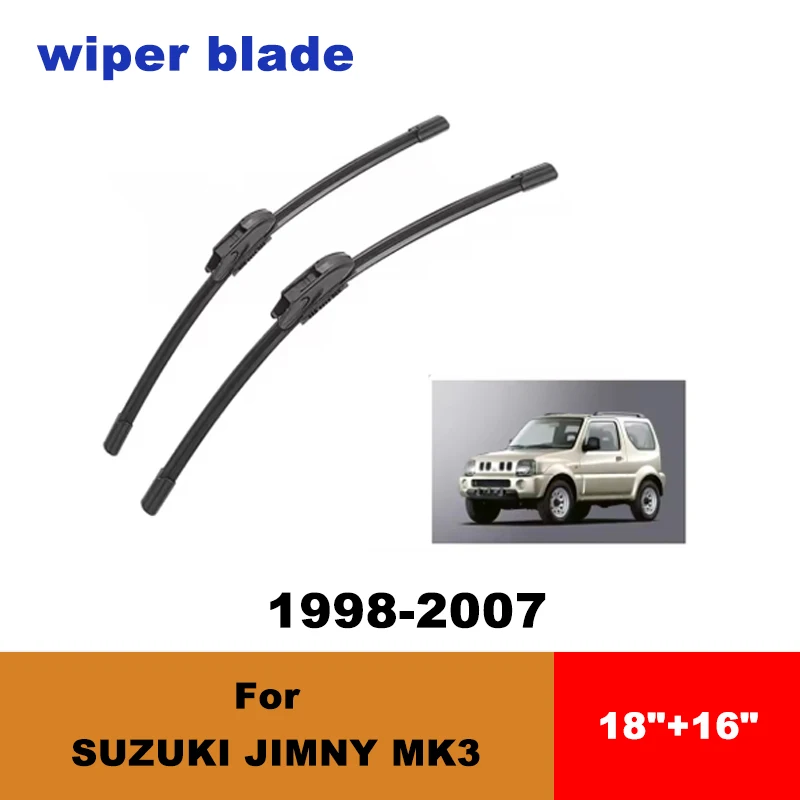 For SUZUKI JIMNY MK3 1998-2007 car front wiper blades silent wiper blades soft rubber windshield wipers accessories
For SUZUKI JIMNY MK3 1998-2007 car front wiper blades silent wiper blades soft rubber windshield wipers accessories