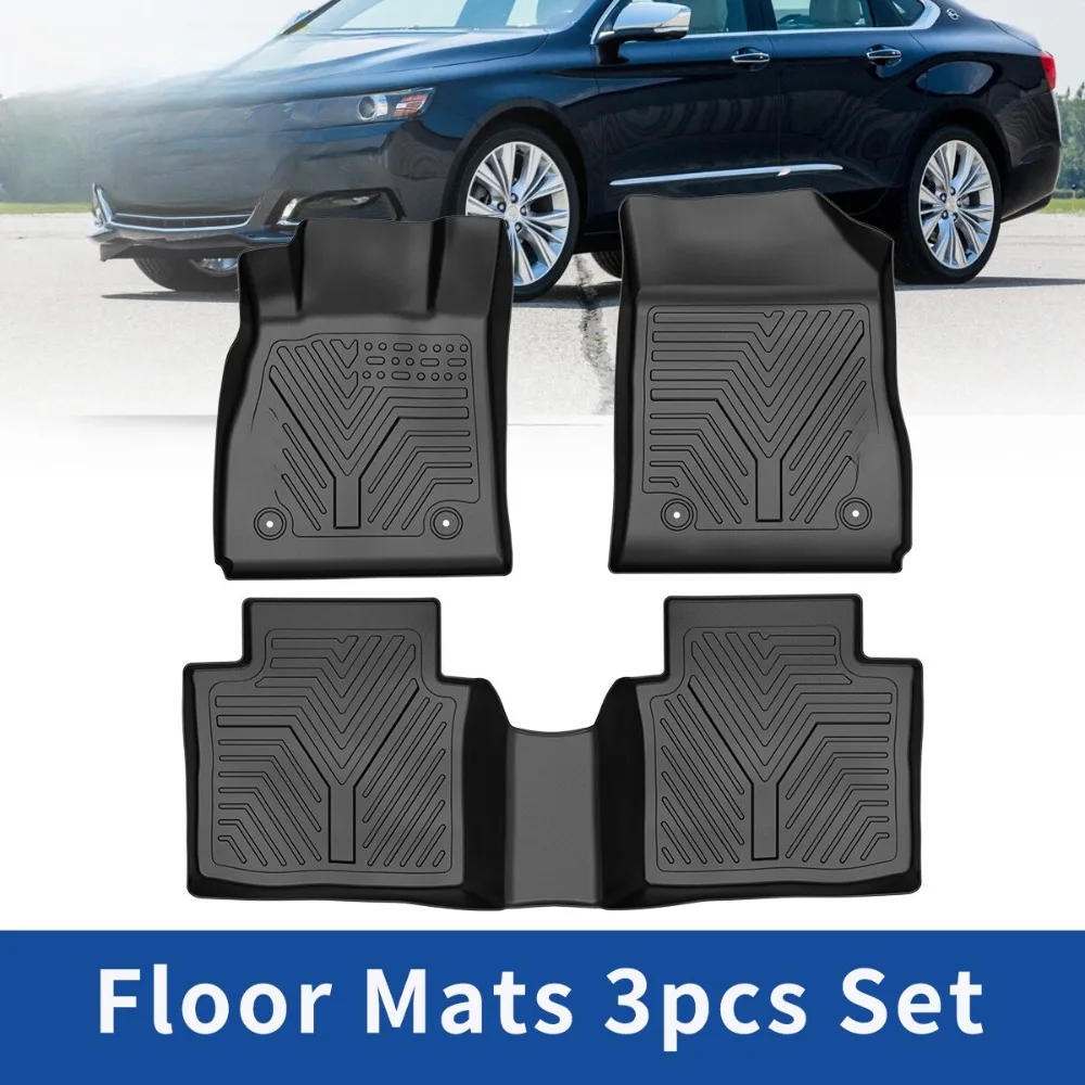 3D Floor Mats for 2014-2020 Chevy Impala Front + Rear All Weather TPE Car Liners
3D Floor Mats for 2014-2020 Chevy Impala Front + Rear All Weather TPE Car Liners