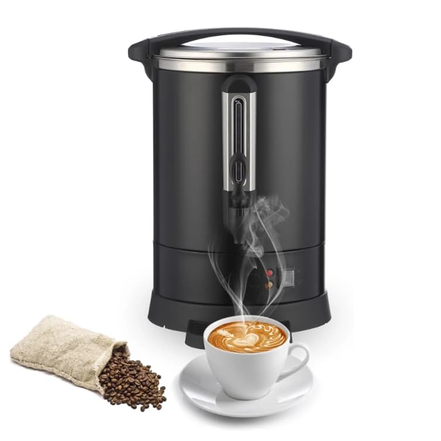 18L/4.8Gal Commercial Coffee Urn,120 Cup Stainless Steel Large Capacity Coffee Maker, Double Wall Coffees Pot Hot Dispenser, Fast Brew, Water Urn for Beverage Buffet Catering Party Meeting
18L/4.8Gal Commercial Coffee Urn,120 Cup Stainless Steel Large Capacity Coffee Maker, Double Wall Coffees Pot Hot Dispenser, Fast Brew, Water Urn for Beverage Buffet Catering Party Meeting