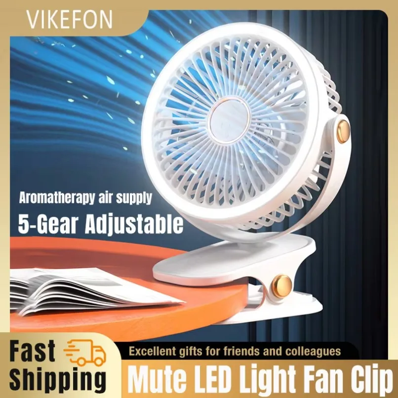 New Car 5-Gear Adjustable Circulating Fan Mute USB Charging LED Light Fan Wall Mounted & Clip Office Aromatherapy Electric Fan
New Car 5-Gear Adjustable Circulating Fan Mute USB Charging LED Light Fan Wall Mounted & Clip Office Aromatherapy Electric Fan