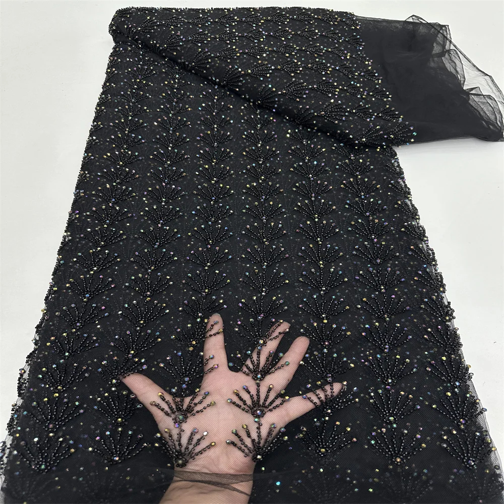 African Beads Lace Fabric 2024 High Quality Embroidery Lace Stones Nigerian French Tulle Lace Material For Wedding Dress 4JY5405
African Beads Lace Fabric 2024 High Quality Embroidery Lace Stones Nigerian French Tulle Lace Material For Wedding Dress 4JY5405