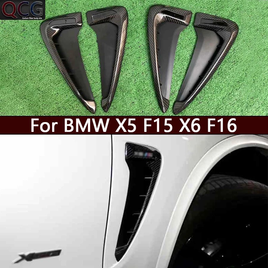 For BMW X5 F15 X6 F16 2014-2018 Carbon Fiber tuyere Auto Fender Side AirVent Outlet Cover Trim Fit Upgrade body kit
For BMW X5 F15 X6 F16 2014-2018 Carbon Fiber tuyere Auto Fender Side AirVent Outlet Cover Trim Fit Upgrade body kit