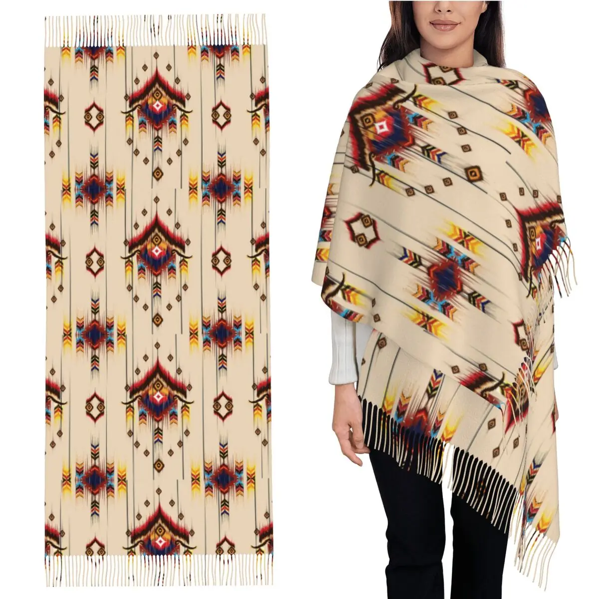 Икат узор вышивка абстрактный дизайн шарф шарфы с кисточками женские мягкие теплые шали и накидки длинная осенне-зимняя шаль накидка
Икат узор вышивка абстрактный дизайн шарф шарфы с кисточками женские мягкие теплые шали и накидки длинная осенне-зимняя шаль накидка