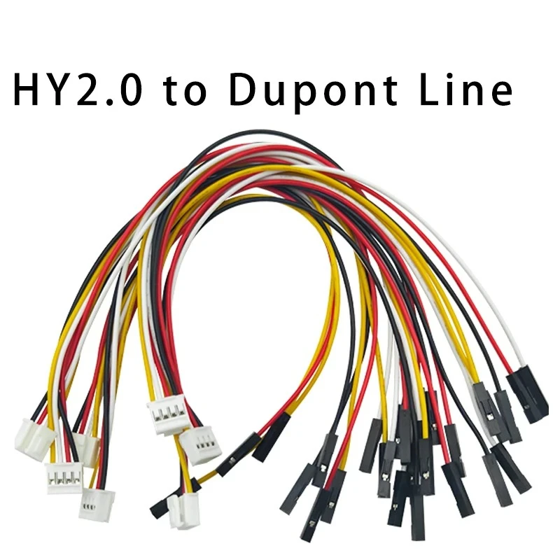 10Pcs HY2.0 to Dupont Line Electronic Wire-2P/3P/4P/5P/6 Pin to 2.54mm Dupont Male/Female Wire Connector Color Cable
10Pcs HY2.0 to Dupont Line Electronic Wire-2P/3P/4P/5P/6 Pin to 2.54mm Dupont Male/Female Wire Connector Color Cable