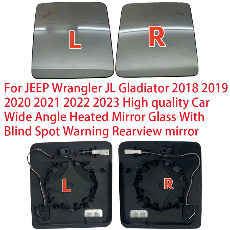 Высококачественное широкоугольное зеркало заднего вида с подогревом и функцией предупреждения о слепых зонах для JEEP Wrangler JL Gladiator 2018-2023
Высококачественное широкоугольное зеркало заднего вида с подогревом и функцией предупреждения о слепых зонах для JEEP Wrangler JL Gladiator 2018-2023