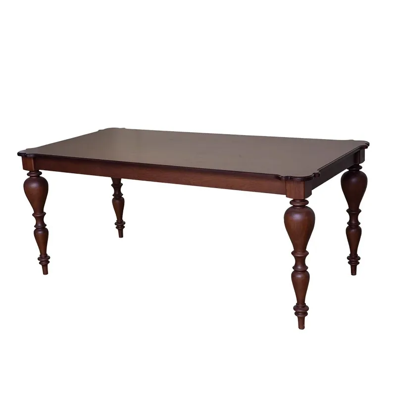 Retro birch large dining table home dining room medieval rectangular dining table simple study writing table
Retro birch large dining table home dining room medieval rectangular dining table simple study writing table