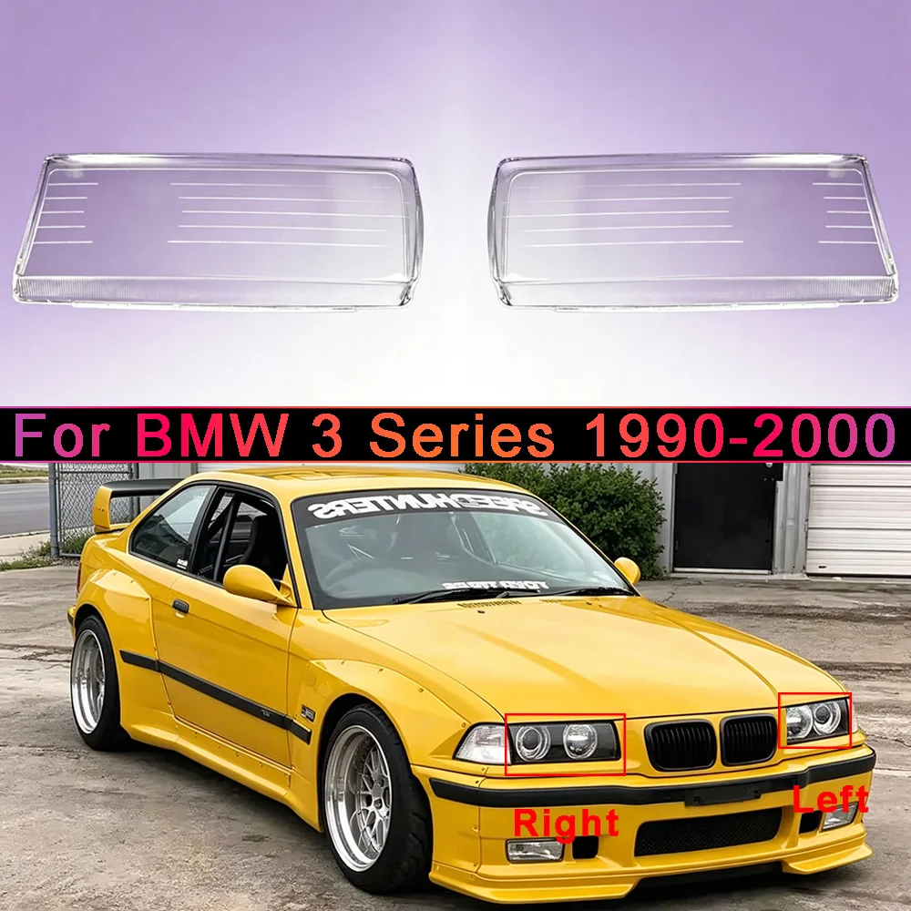For BMW 1990 1991 1992 -2000 3 Series Front Headlight Cover Shade Lampshade Lens Headlamp Shell Glass Auto Replacement Parts
For BMW 1990 1991 1992 -2000 3 Series Front Headlight Cover Shade Lampshade Lens Headlamp Shell Glass Auto Replacement Parts