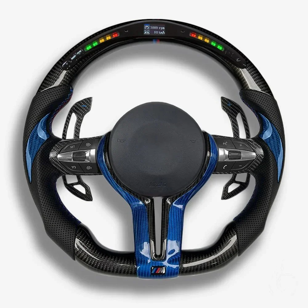 Customized Steering Wheel Dry Carbon Fiber For All Models F10 F30 G30 G20 G22 G26 G28 F87 F82 F90 G80 G82 G87 G05 G15 G16
Customized Steering Wheel Dry Carbon Fiber For All Models F10 F30 G30 G20 G22 G26 G28 F87 F82 F90 G80 G82 G87 G05 G15 G16