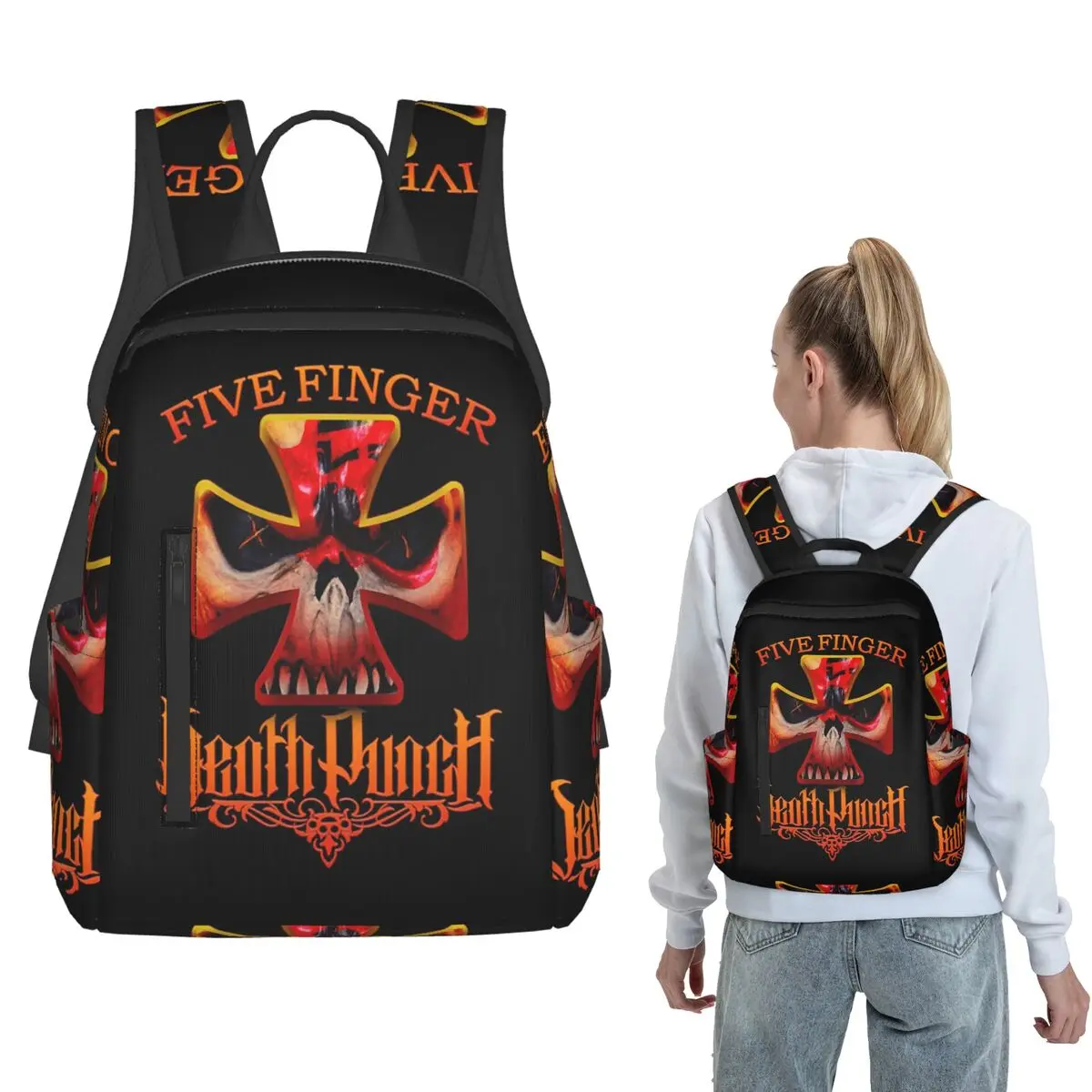Five Finger Death Punch Backpack Daypack Boys Girls BookBag School Bag Shoulder Bags for Men Women
Five Finger Death Punch Backpack Daypack Boys Girls BookBag School Bag Shoulder Bags for Men Women