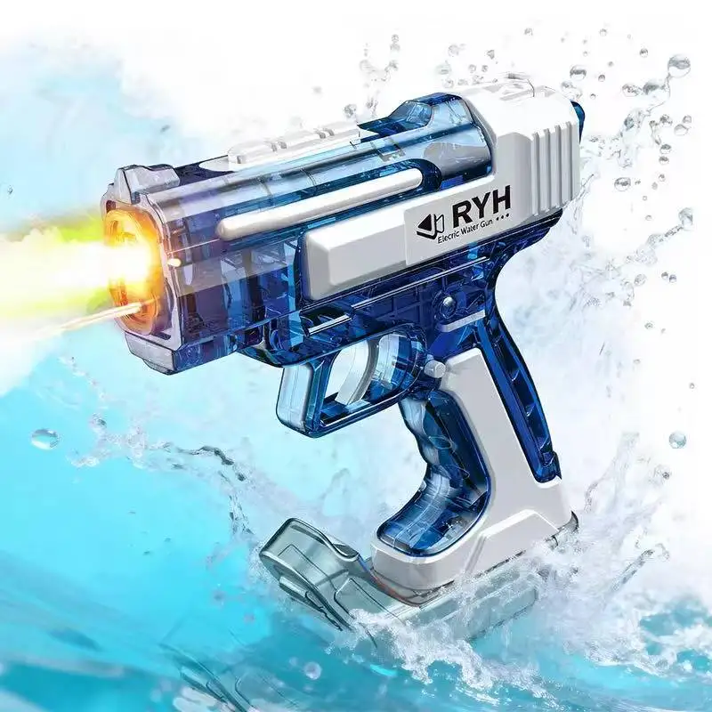 Electric Water Gun Toy LED Light Spray Effect Automatic Continuous Shooting High Pressure Water Pistol Beach Pool Play Toy Gift
Electric Water Gun Toy LED Light Spray Effect Automatic Continuous Shooting High Pressure Water Pistol Beach Pool Play Toy Gift