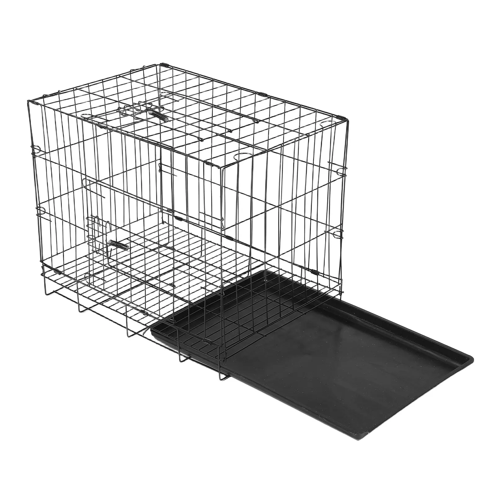 Foldable Metal Wire Dog Crate for Small Medium Dogs and Cats with Removable Divider Panel Portable Collapsible Pet Kennel Indoor
Foldable Metal Wire Dog Crate for Small Medium Dogs and Cats with Removable Divider Panel Portable Collapsible Pet Kennel Indoor