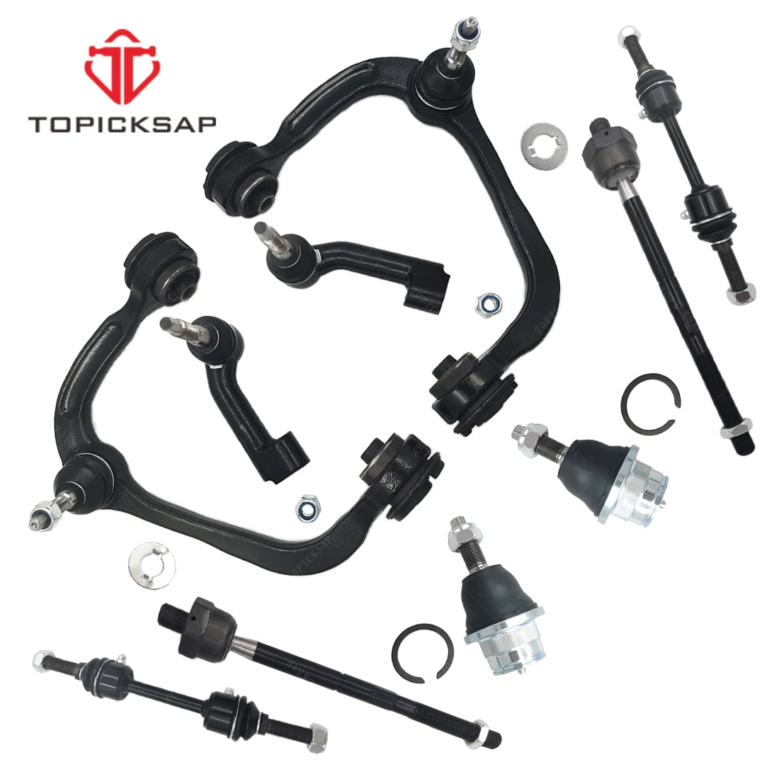 TOPICKSAP 10pcs Front Upper Control Arm Ball Joint Suspension Kits for Ford F-150 4WD 2009 2010 2011 2012 2013 2014 4L3Z3085AA
TOPICKSAP 10pcs Front Upper Control Arm Ball Joint Suspension Kits for Ford F-150 4WD 2009 2010 2011 2012 2013 2014 4L3Z3085AA