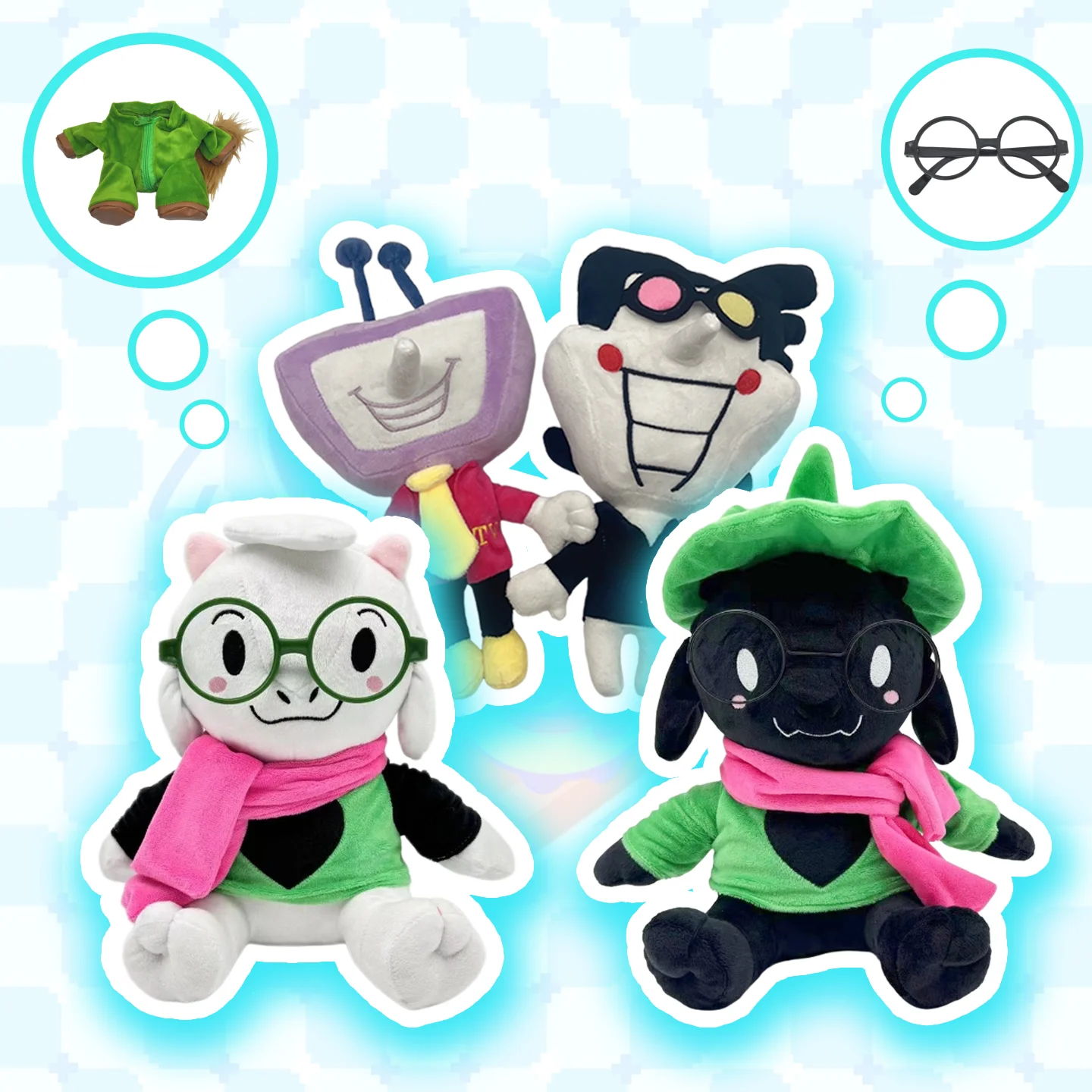 New Deltarune Plush Toys Cute Ralsei Cartoon Anime Movie Plush Doll Tenna Peripheral Plushie Birthday Gift
New Deltarune Plush Toys Cute Ralsei Cartoon Anime Movie Plush Doll Tenna Peripheral Plushie Birthday Gift