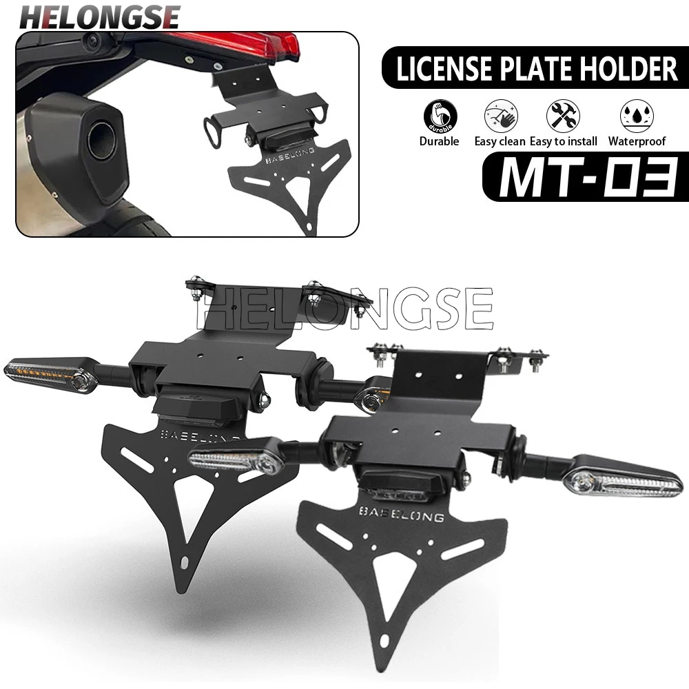 HELONGSE For YAMAHA YZFR3 YZF R3 R25 2014 - 2026 MT-03 MT-25 Tail Tidy Fender Eliminator Rear License Plate Holder Bracket Kit
HELONGSE For YAMAHA YZFR3 YZF R3 R25 2014 - 2026 MT-03 MT-25 Tail Tidy Fender Eliminator Rear License Plate Holder Bracket Kit
