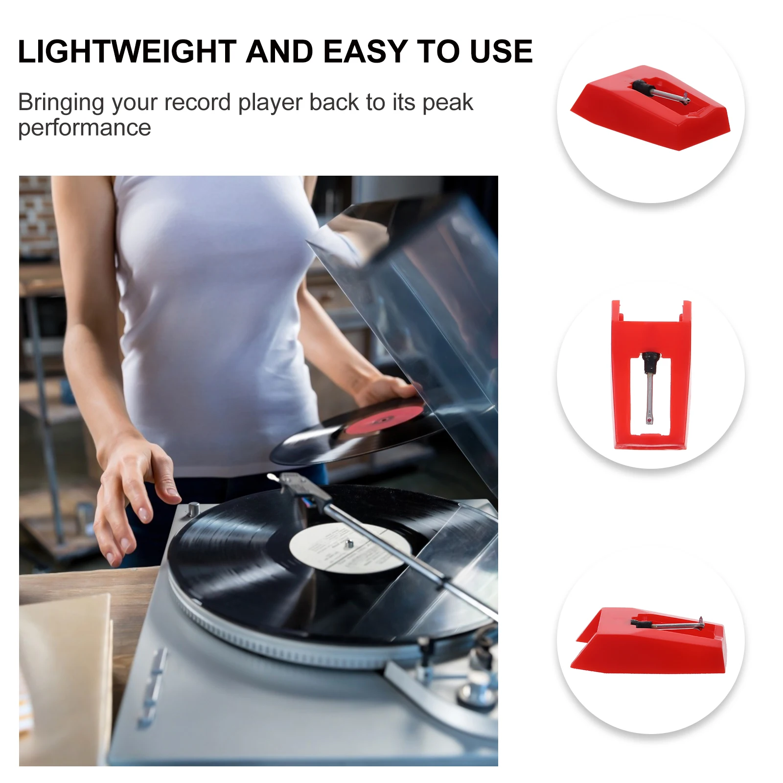 2PCS Red Stylus High-Quality Replacement Turntable Needles Phonograph Cartridge Record Player DJ Equipment Accessories
2PCS Red Stylus High-Quality Replacement Turntable Needles Phonograph Cartridge Record Player DJ Equipment Accessories