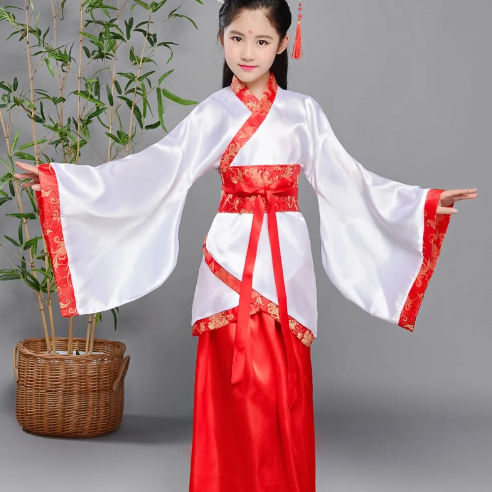 Chinese Hanfu Dress Girl Cosplay Performance Costumes Children Clothing Dance Wear Party Kids Clothes Vintage Traditional Stage
Chinese Hanfu Dress Girl Cosplay Performance Costumes Children Clothing Dance Wear Party Kids Clothes Vintage Traditional Stage