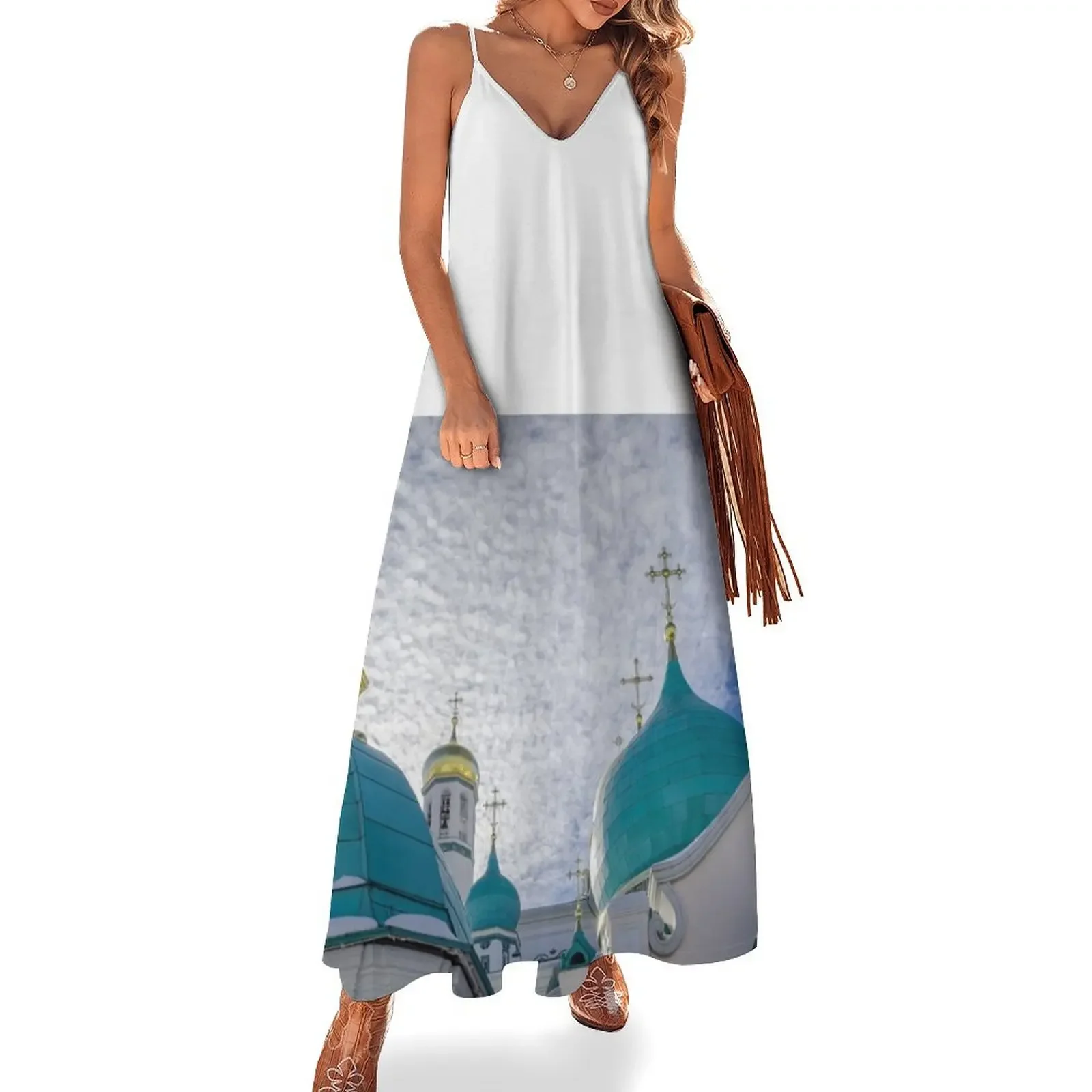 New Jerusalem Monastery domes Sleeveless Dress Woman dresses prom clothes womans clothing wedding dresses for parties
New Jerusalem Monastery domes Sleeveless Dress Woman dresses prom clothes womans clothing wedding dresses for parties