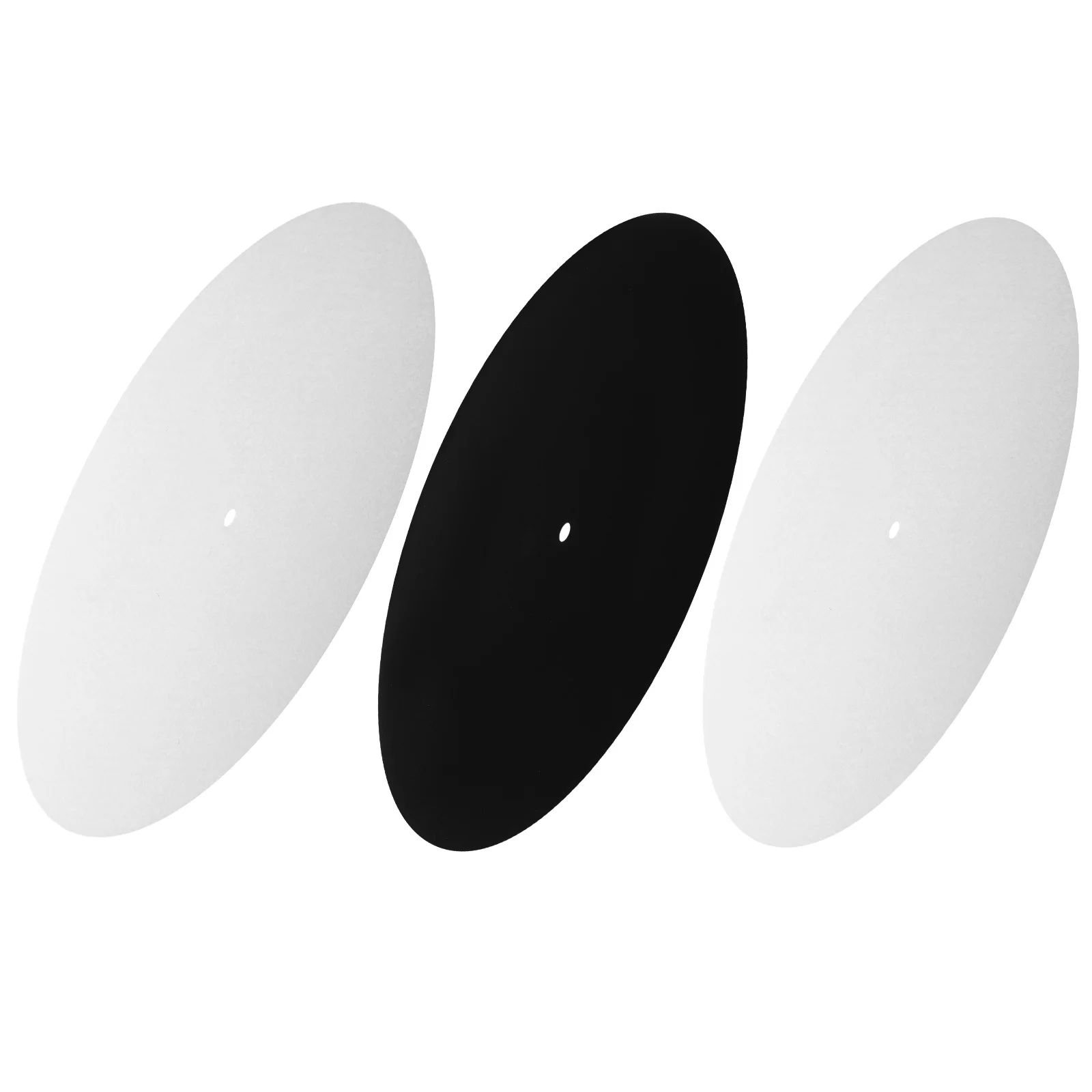 3pcs Vinyl Record Mat Felt Player Turntable Platter Anti-static Protective Noise-reducing Slipmat White Black 12 Inch 
3pcs Vinyl Record Mat Felt Player Turntable Platter Anti-static Protective Noise-reducing Slipmat White Black 12 Inch
