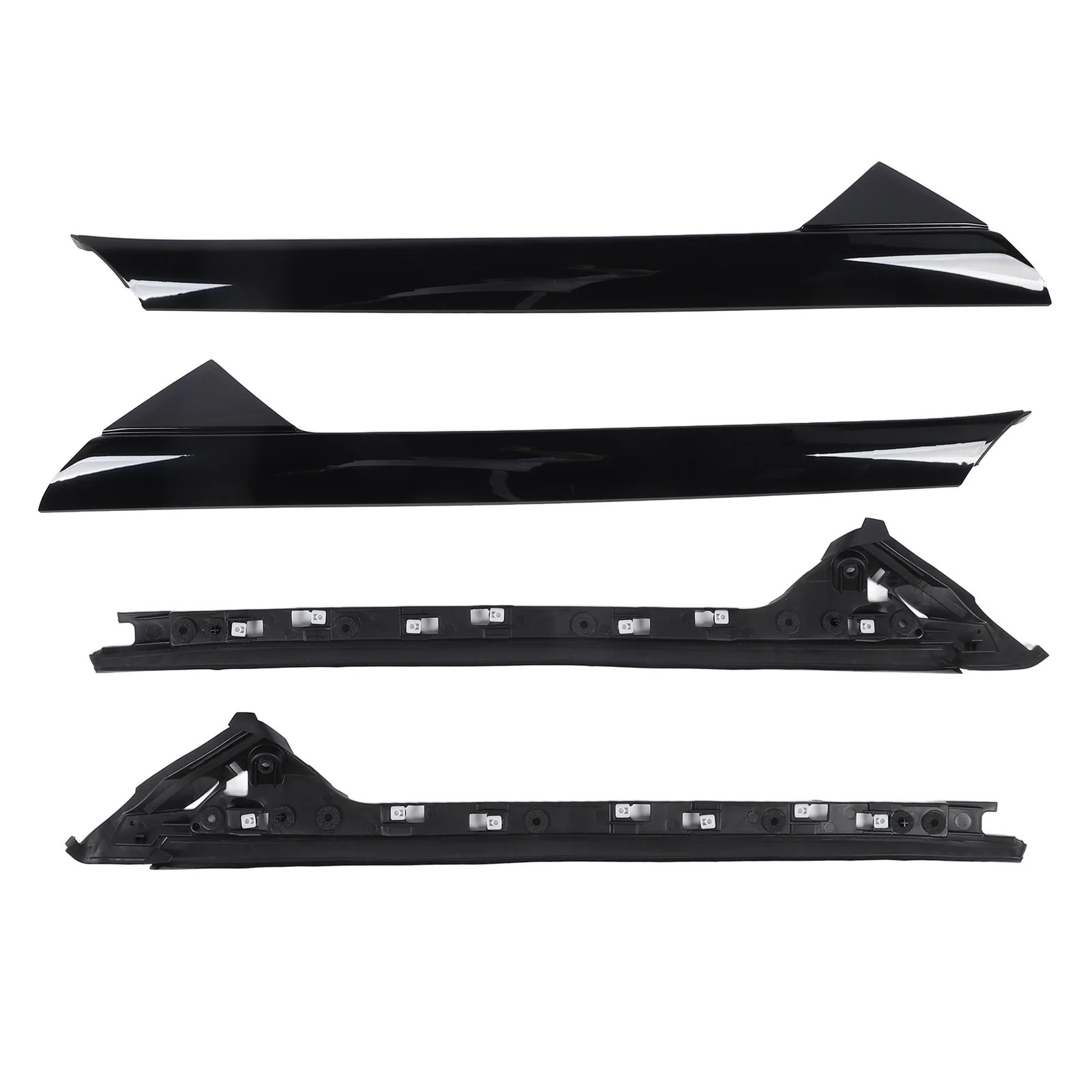 Car Windshield A Pillar Molding Trim Set Outer Inner Driver Passenger Side Replacement for Explorer 2011 to 2019 BB5Z 7803144 AB 
Car Windshield A Pillar Molding Trim Set Outer Inner Driver Passenger Side Replacement for Explorer 2011 to 2019 BB5Z 7803144 AB