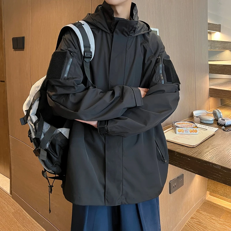 Bla Tee-in-One Detachable Men's Workwear Jaet Climbing Suit Spring Autumn American Retro Sle Windproof Long Sve Zi...
Bla Tee-in-One Detachable Men's Workwear Jaet Climbing Suit Spring Autumn American Retro Sle Windproof Long Sve Zi...