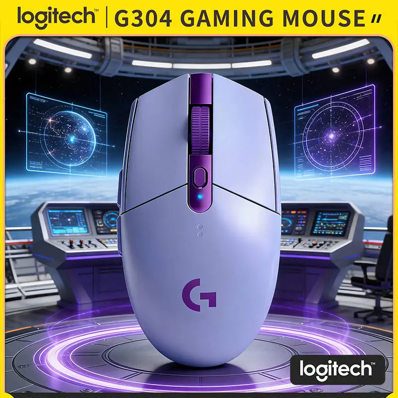 Беспроводная мышь Logitech G304 LIGHTSPEED, 12000 точек на дюйм, датчик HERO, задержка 1 мс, аккумулятор 250 часов, программируемые кнопки, офисные игры
Беспроводная мышь Logitech G304 LIGHTSPEED, 12000 точек на дюйм, датчик HERO, задержка 1 мс, аккумулятор 250 часов, программируемые кнопки, офисные игры