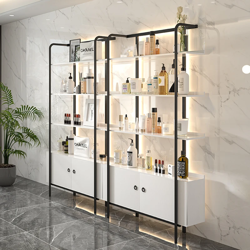 Customized simple floor-to-ceiling display cabinets, beauty salons and barbershops, lighted display racks, cosmetic nail bags an
Customized simple floor-to-ceiling display cabinets, beauty salons and barbershops, lighted display racks, cosmetic nail bags an