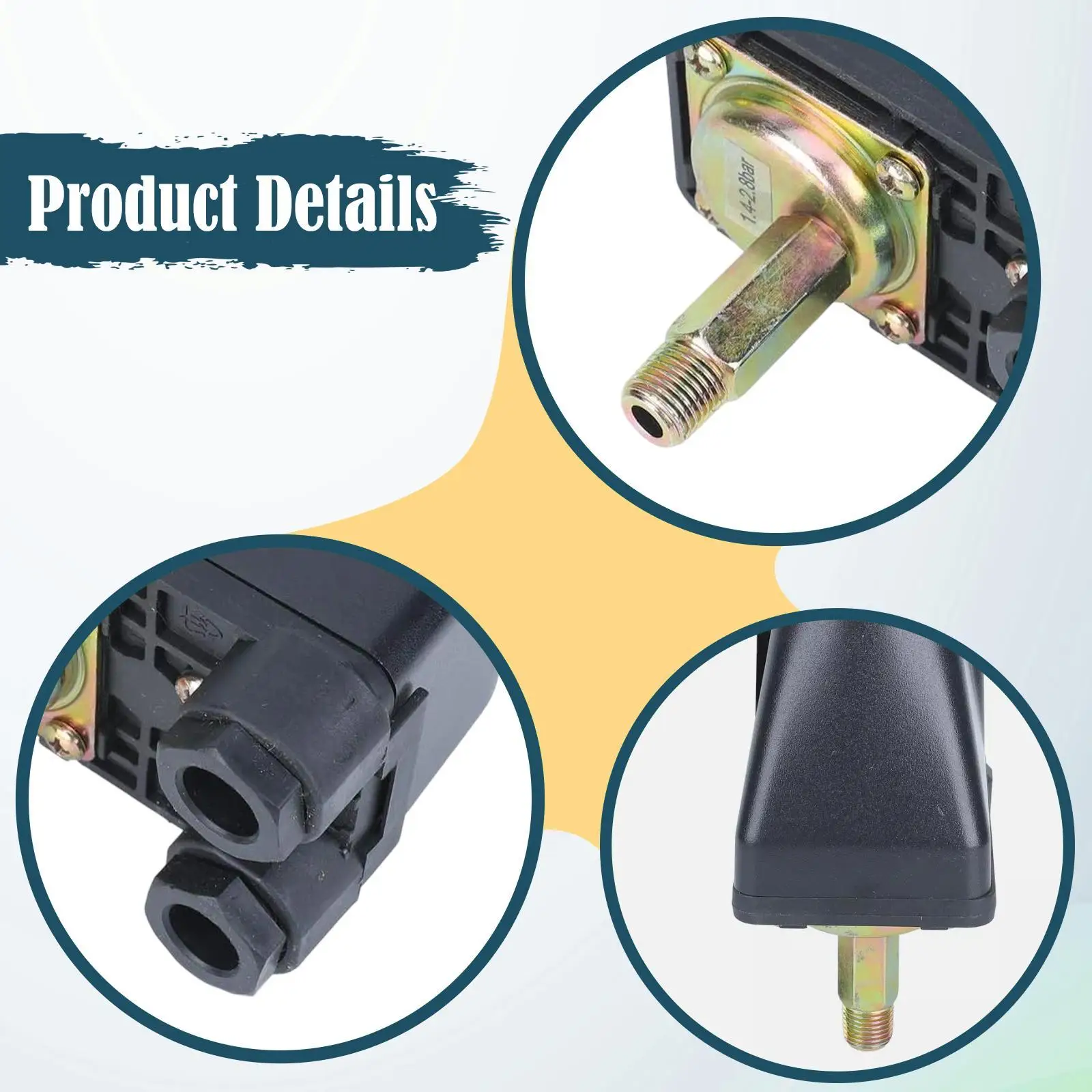 Durable Electronic Water Pump Controller Adjustable Pressure Switch for Garden Automatic Supply and Repair
Durable Electronic Water Pump Controller Adjustable Pressure Switch for Garden Automatic Supply and Repair