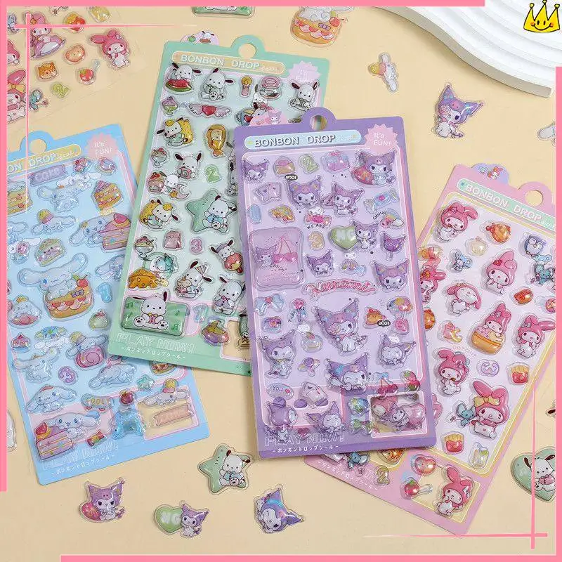 New 4PC/Set Hello Kitty 3D Relief Sticker Waterproof Creative Sticker Painting Decorative Materials DIY Phone Case Notebook
New 4PC/Set Hello Kitty 3D Relief Sticker Waterproof Creative Sticker Painting Decorative Materials DIY Phone Case Notebook