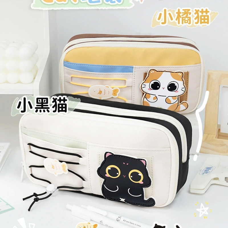 Pencil Case Large Capacity Pencil Pouch Cute Animal Cat Handheld Pen Bag for Office School Student Teen Boy Girl Women Men Adult
Pencil Case Large Capacity Pencil Pouch Cute Animal Cat Handheld Pen Bag for Office School Student Teen Boy Girl Women Men Adult