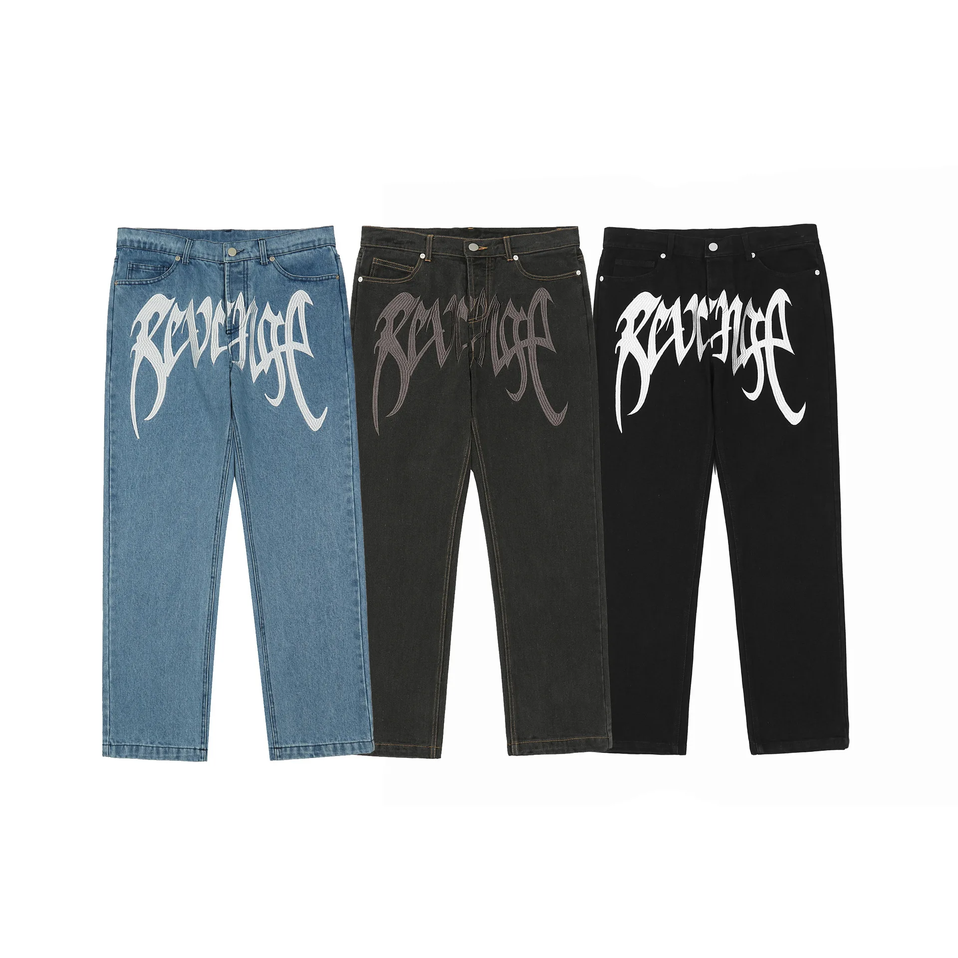 Embroidered Logo Straight Leg Jeans Casual Loose Men's Jeans Student Youth Faion High Street Long Trousers Hip Hop Sle
Embroidered Logo Straight Leg Jeans Casual Loose Men's Jeans Student Youth Faion High Street Long Trousers Hip Hop Sle